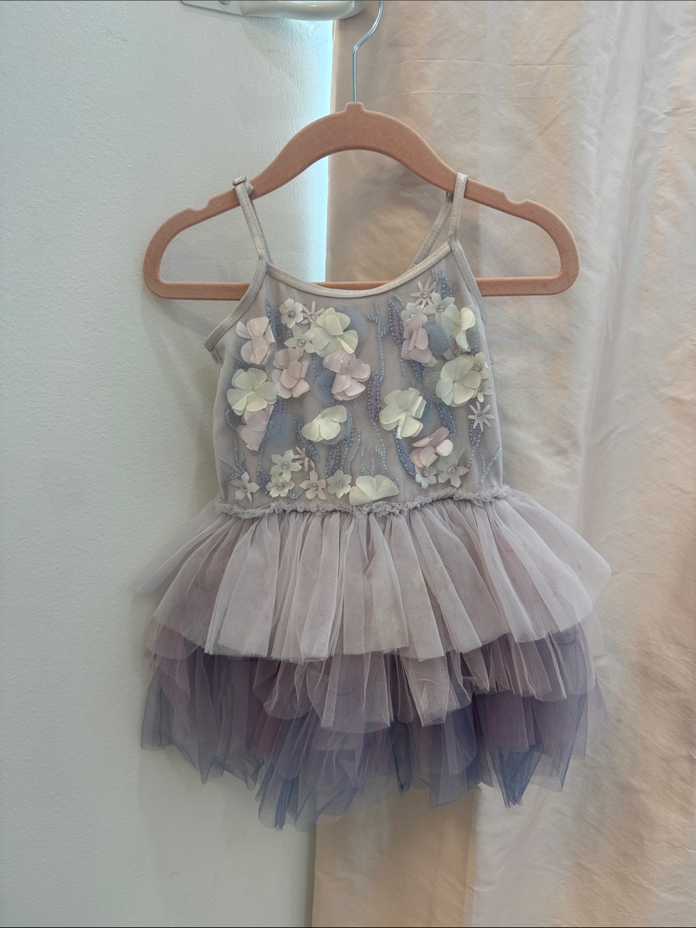 Tutu Du Monde Lavender and Pastel Floral Tulle Dress